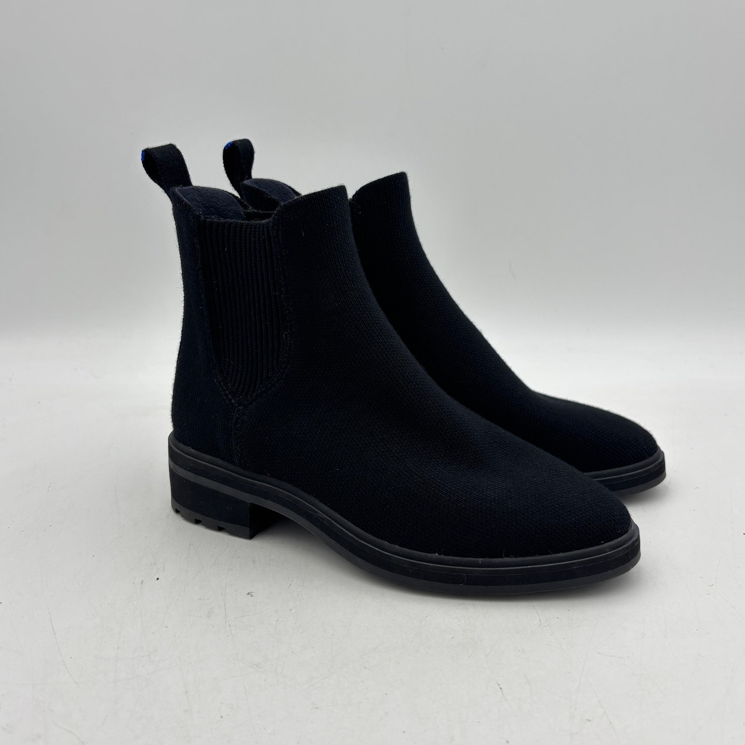 Rothy's The Lug Wool Knit Chelsea Boots Women's 5 Minimalist